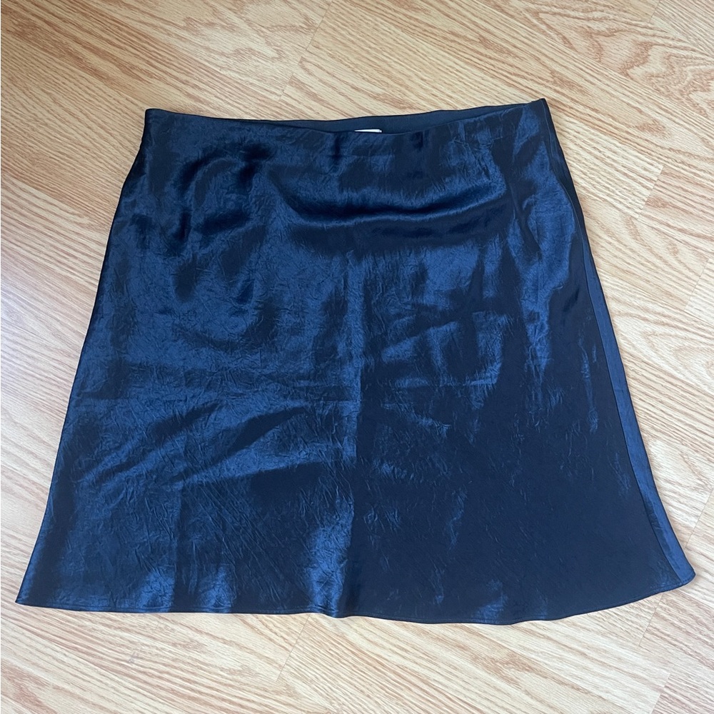 Aritzia Babaton Navy/Blue Women’s Silk Mini Skirt Size 14